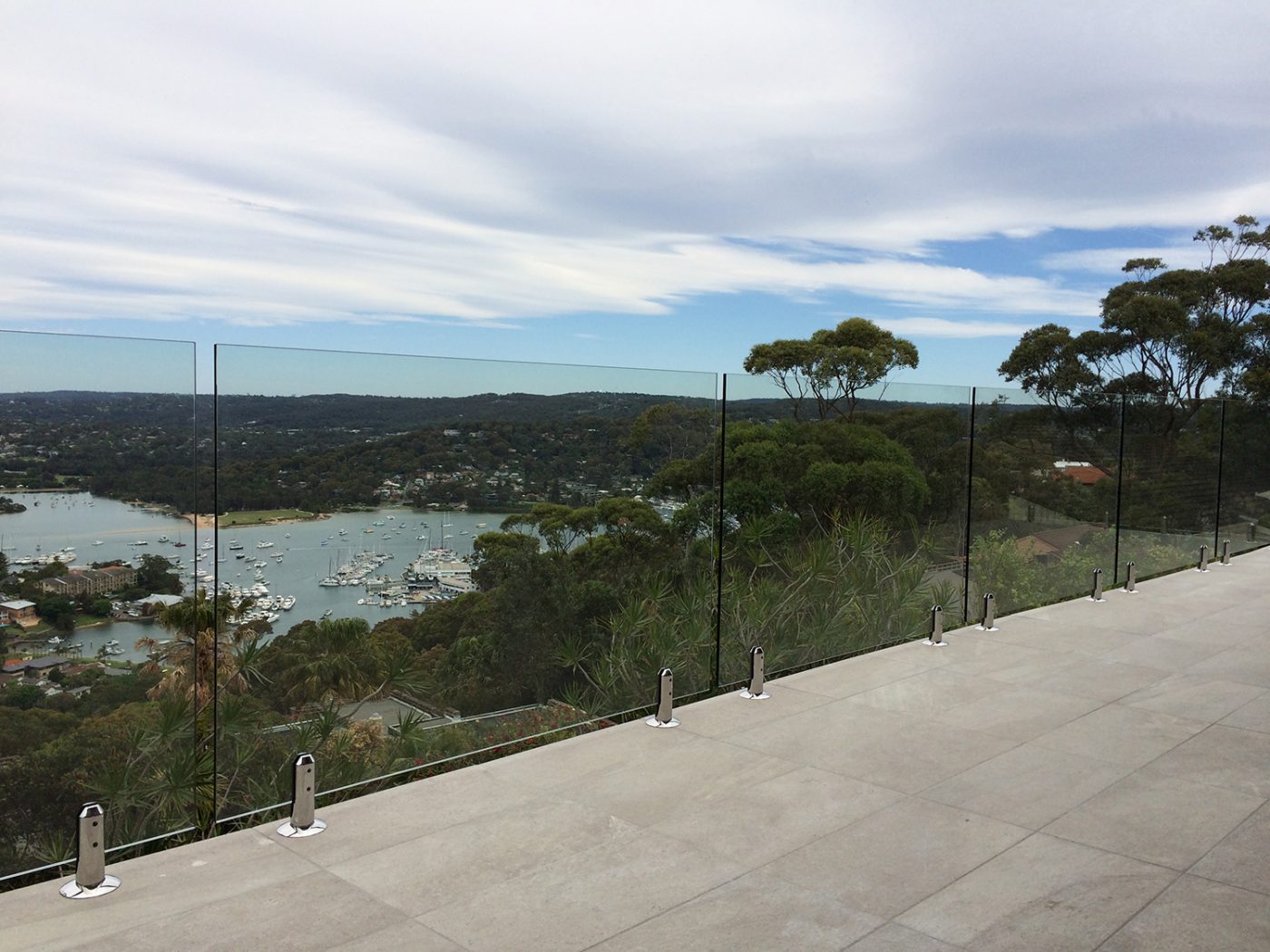 frameless glass pool fencing